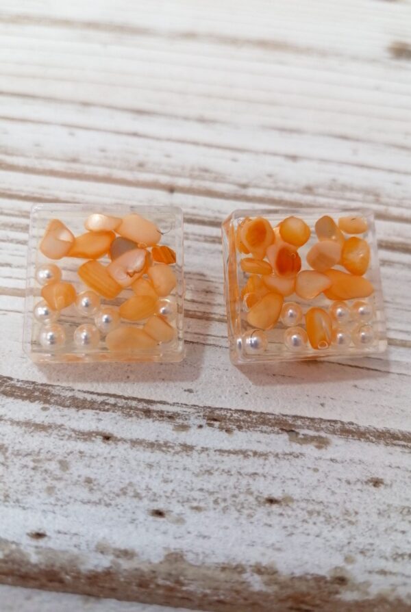 Pendiente Wing Naranja