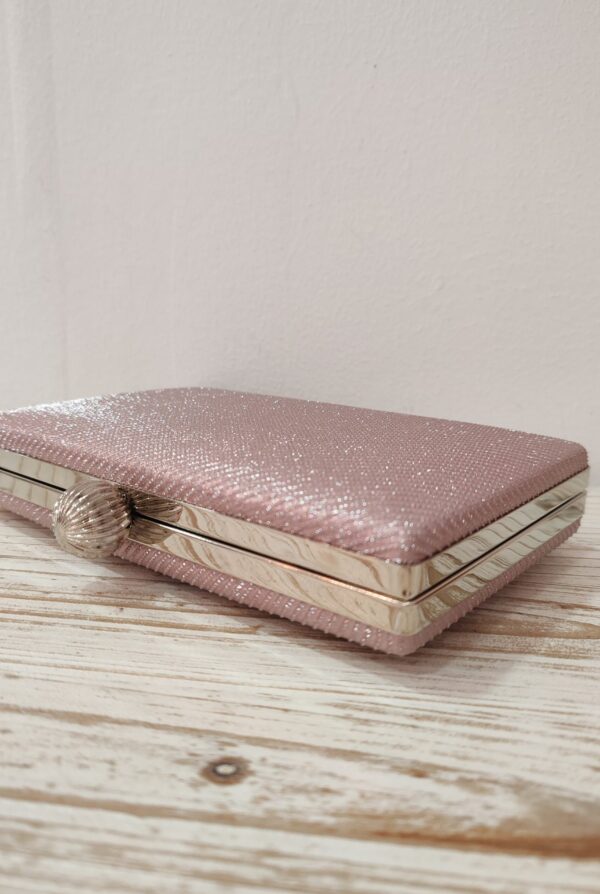 Clutch Silver - Rosa empolvado